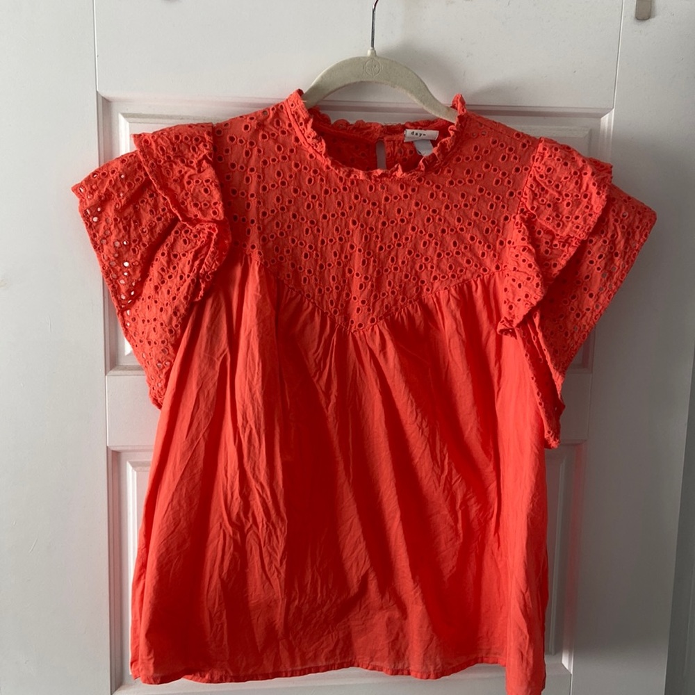 a new day Coral blouse